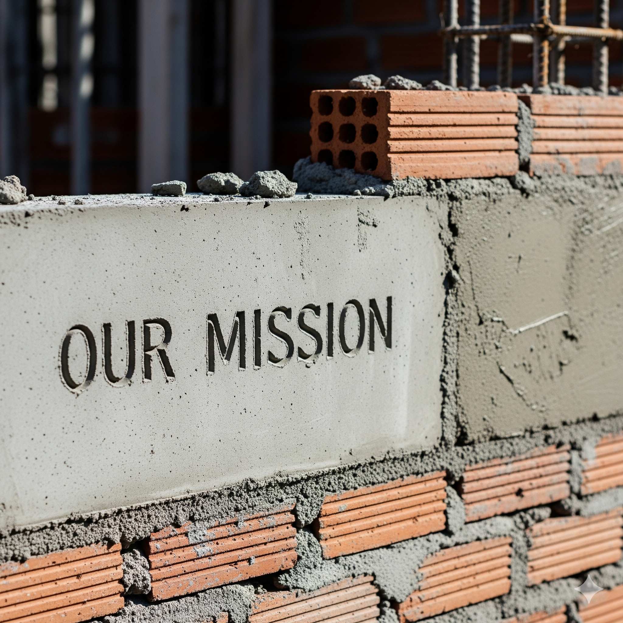 Illustration of a handshake and a building